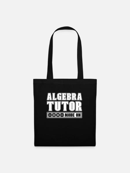 Mathelehrer Mathe Lehrer Algebra - Stoffbeutel - Schwarz