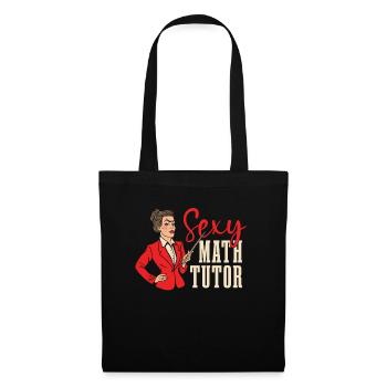 Professeur de maths Professeur de maths sexy - Sac en tissu - noir - Devant
