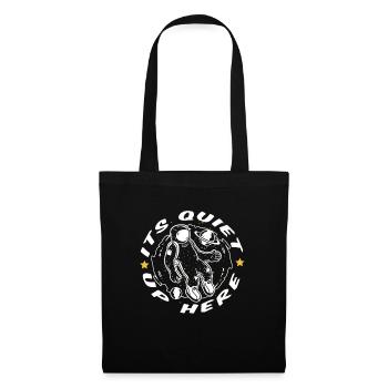 space, space, quiet, space colonization - Tote Bag - black - Front