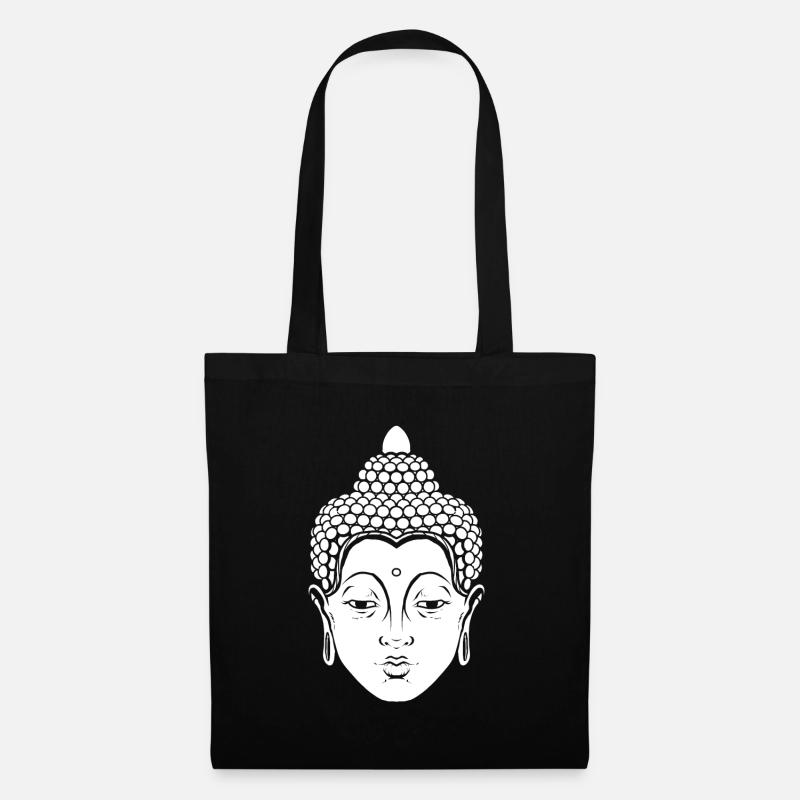 Bouddha bouddhiste - Sac en tissu - noir