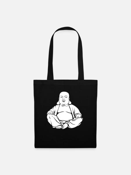 Buddha Buddhist - Stoffbeutel - Schwarz