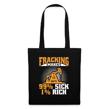 Oilfield Oil Rig Fracking - Tote Bag - black - Front