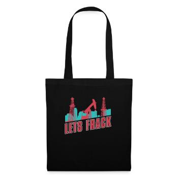 Oilfield Oil Rig Humor Fracking - Tote Bag - black - Front