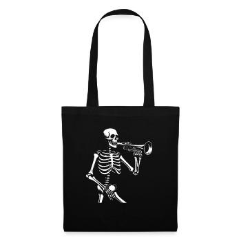 Trombone de fanfare - Sac en tissu - noir - Devant