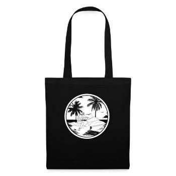 Jet Ski Palm - Tote Bag - black - Front