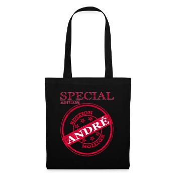 Je m’appelle André Je m’appelle André King André Gift - Sac en tissu - noir - Devant