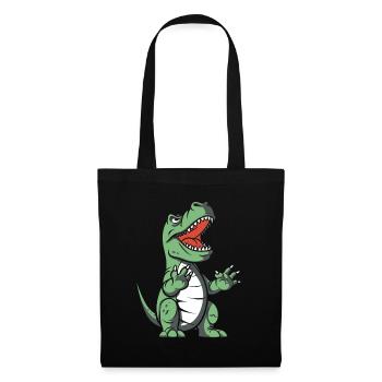Trex T Rex Dino Cool - Sac en tissu - noir - Devant