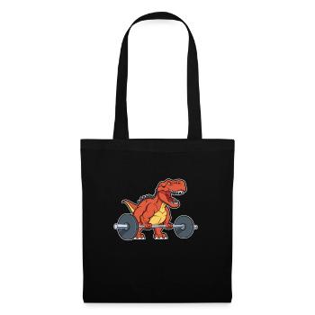 Trex T Rex Dino - Sac en tissu - noir - Devant