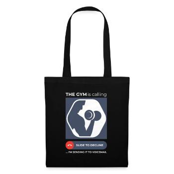 Gym Call Evasion Conception amusante de la messagerie vocale - Sac en tissu - noir - Devant