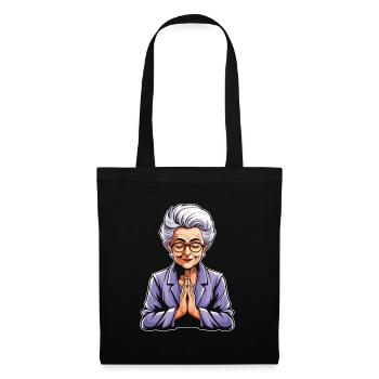 Christian Christianity Granny - Tote Bag - black - Front