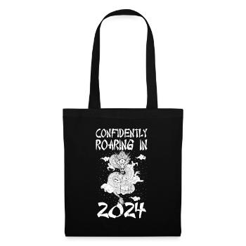 Année du Dragon 2024 - Sac en tissu - noir - Devant