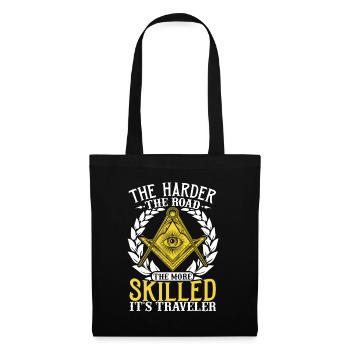 Masonic Freemasonry Fraternal - Stoffbeutel - Schwarz - Vorne