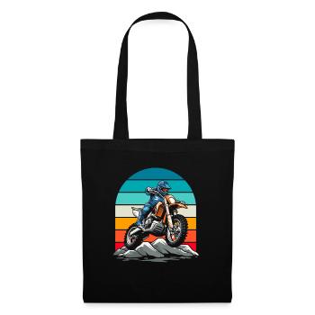 Mx Motocross Dirt Bike - Sac en tissu - noir - Devant