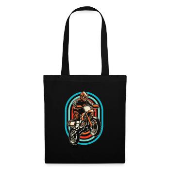 Mx Motocross Dirt Bike - Sac en tissu - noir - Devant