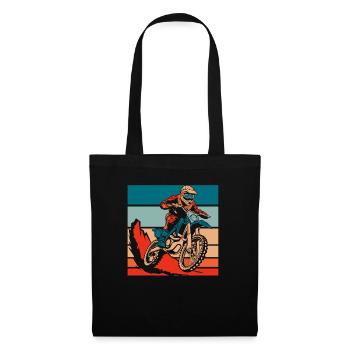 Mx Motocross Dirt Bike - Sac en tissu - noir - Devant