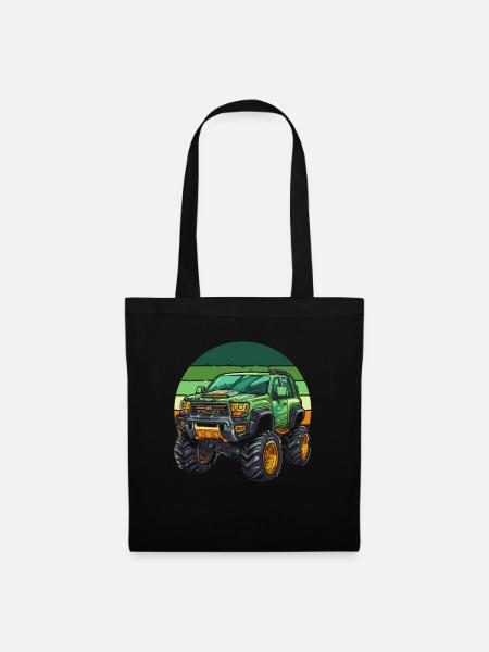 Monster Truck - Stoffbeutel - Schwarz