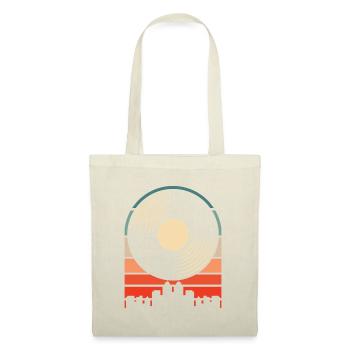 Collectionneur de disques vinyles - Sac en tissu - nature - Devant
