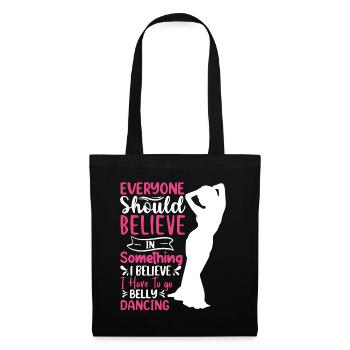 Citations de danse drôle Danseur drôle Raqs sharqi Swing - Sac en tissu - noir - Devant