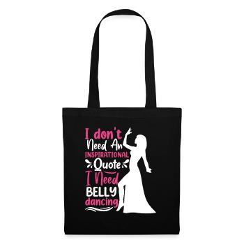 Citations de danse drôles Danseur drôle Raqs sharqi Swing - Sac en tissu - noir - Devant