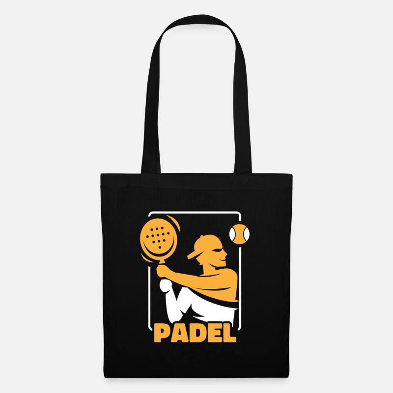 Padel Cool - Stoffbeutel - Schwarz