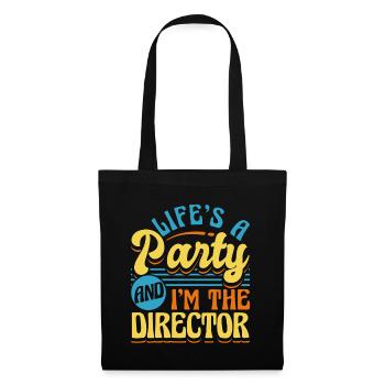 Funny Activity Director Life's A - Stoffbeutel - Schwarz - Vorne