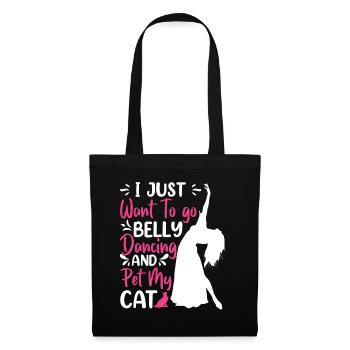Citations de danse drôles Danseur drôle Raqs sharqi Swing - Sac en tissu - noir - Devant