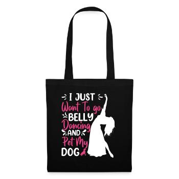 Funny Belly Dancer, Belly Dancing Jokes Dancers - Stoffbeutel - Schwarz - Vorne