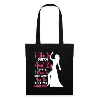 Citations de danse drôles Danseur drôle Raqs sharqi Swing - Sac en tissu - noir - Devant