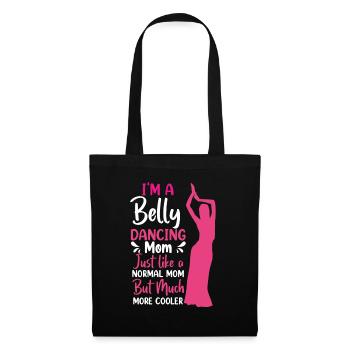 Funny Belly Dancer, Belly Dance Swing Dancers - Stoffbeutel - Schwarz - Vorne