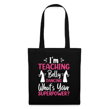 Funny Belly Dancer, Women Belly Dancers Swing - Stoffbeutel - Schwarz - Vorne