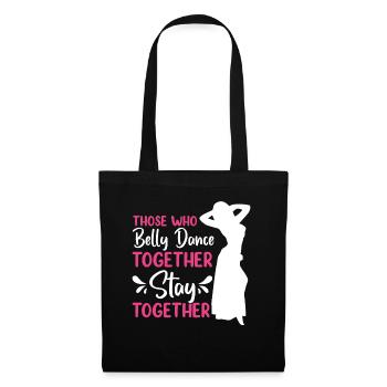Citations de danse drôles Danseur drôle Raqs sharqi Swing - Sac en tissu - noir - Devant