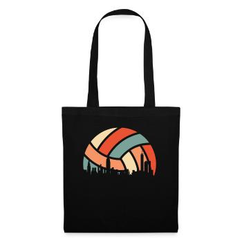 Volley-ball Volley-ball - Sac en tissu - noir - Devant