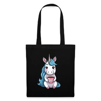 Unicorn Unicorn Coffee - Tote Bag - black - Front