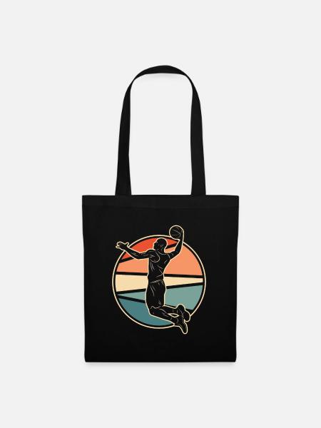 Basketball Basketballer - Stoffbeutel - Schwarz