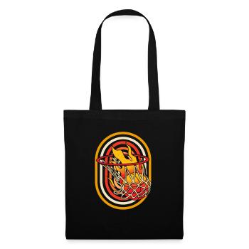 Joueur de basket-ball - Sac en tissu - noir - Devant