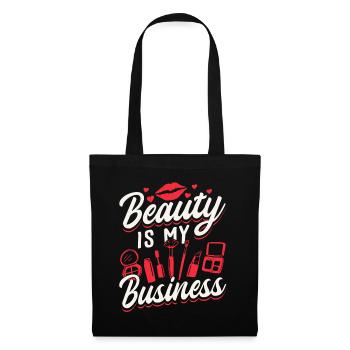 Makeup Artist Beautician & - Stoffbeutel - Schwarz - Vorne