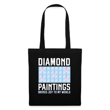 Outils de peinture au diamant Diamond Painter - Sac en tissu - noir - Devant