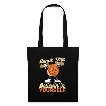 Donut Fitness Donut Gym - Sac en tissu - noir - Devant