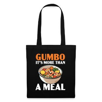 Gumbo Lovers Foodie Louisiane Manger Cuisine Cajun - Sac en tissu - noir - Devant
