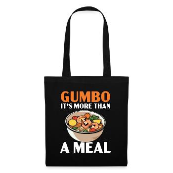 Gumbo Lovers Foodie Louisiane Manger Cuisine Cajun - Sac en tissu - noir - Devant