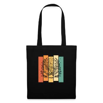 Année du Dragon 2024 - Sac en tissu - noir - Devant
