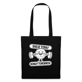 Donut Fitness Funny Donut Gym - Tote Bag - black - Front