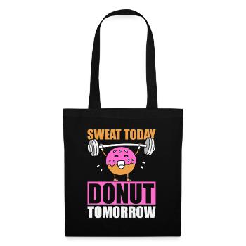 Donut Fitness Donut Gym - Sac en tissu - noir - Devant