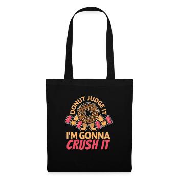 Donut Fitness Donut Gym - Sac en tissu - noir - Devant