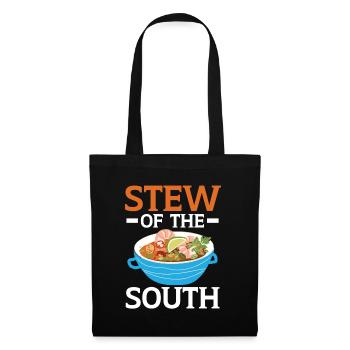 Gumbo Lovers Foodie Louisiane Manger Cuisine Cajun - Sac en tissu - noir - Devant