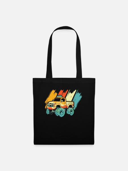 Monster Truck - Stoffbeutel - Schwarz