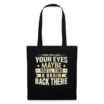 Funny Quotes And Jokes Laughter And Entertainment - Tote Bag - black - Front