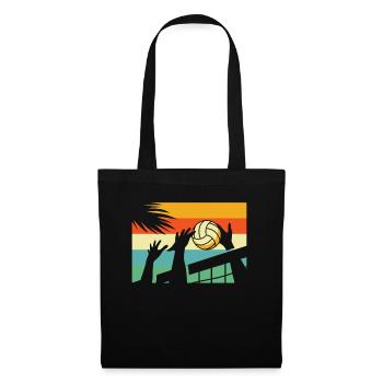 Volley-ball Volley-ball - Sac en tissu - noir - Devant