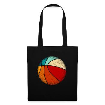 Joueur de basket-ball - Sac en tissu - noir - Devant