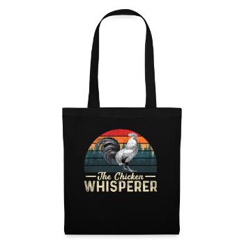 The Chicken Whisperer Vintage Urban Farmhouse Chicken - Tote Bag - black - Front